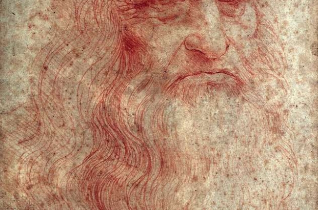 Self-portrait-drawing-Leonardo-da-Vinci-Royal-Library. Leonardo da Vinci- self-portrait Self-portrait, drawing by Leonardo da Vinci, c. 1490:1515–16; in the Royal Library, Turin, Italy.