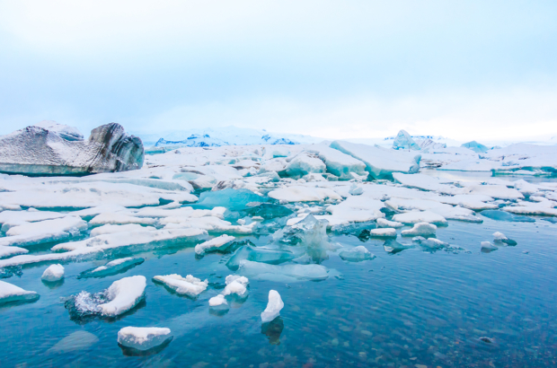 Icebergs in Glacier Lagoon, Iceland